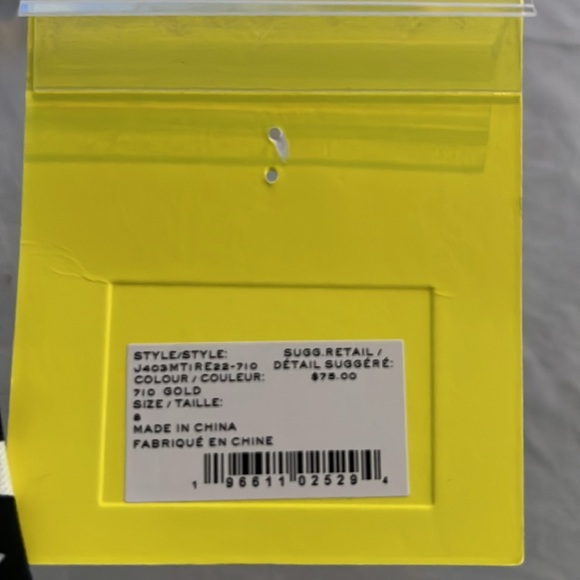 Marc Jacobs Logo Metal Ring, Size 8 - Picture 4 of 5